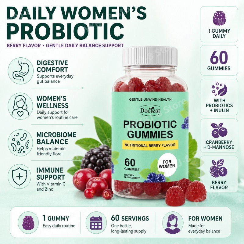 Probiotics Women Health - Gomas Probióticas para Mulheres 60 Unidades