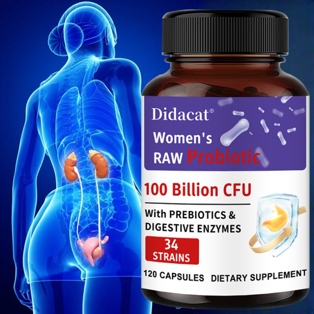 Probiotics Women Health - Cápsulas de Probióticos Cru para Mulheres