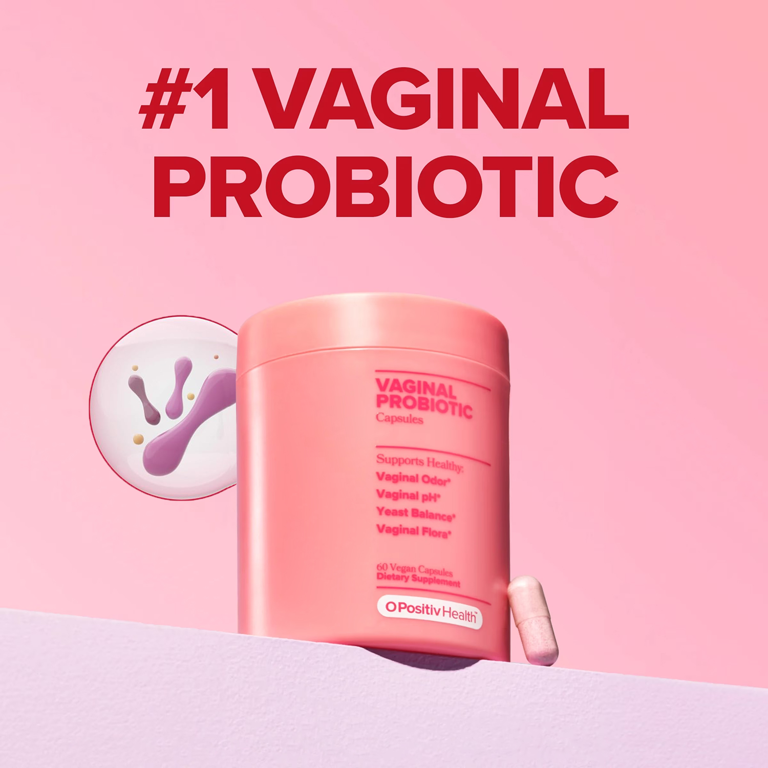 Probiotics Women Health - Probióticos Vagianl para Mulheres com Equilíbrio