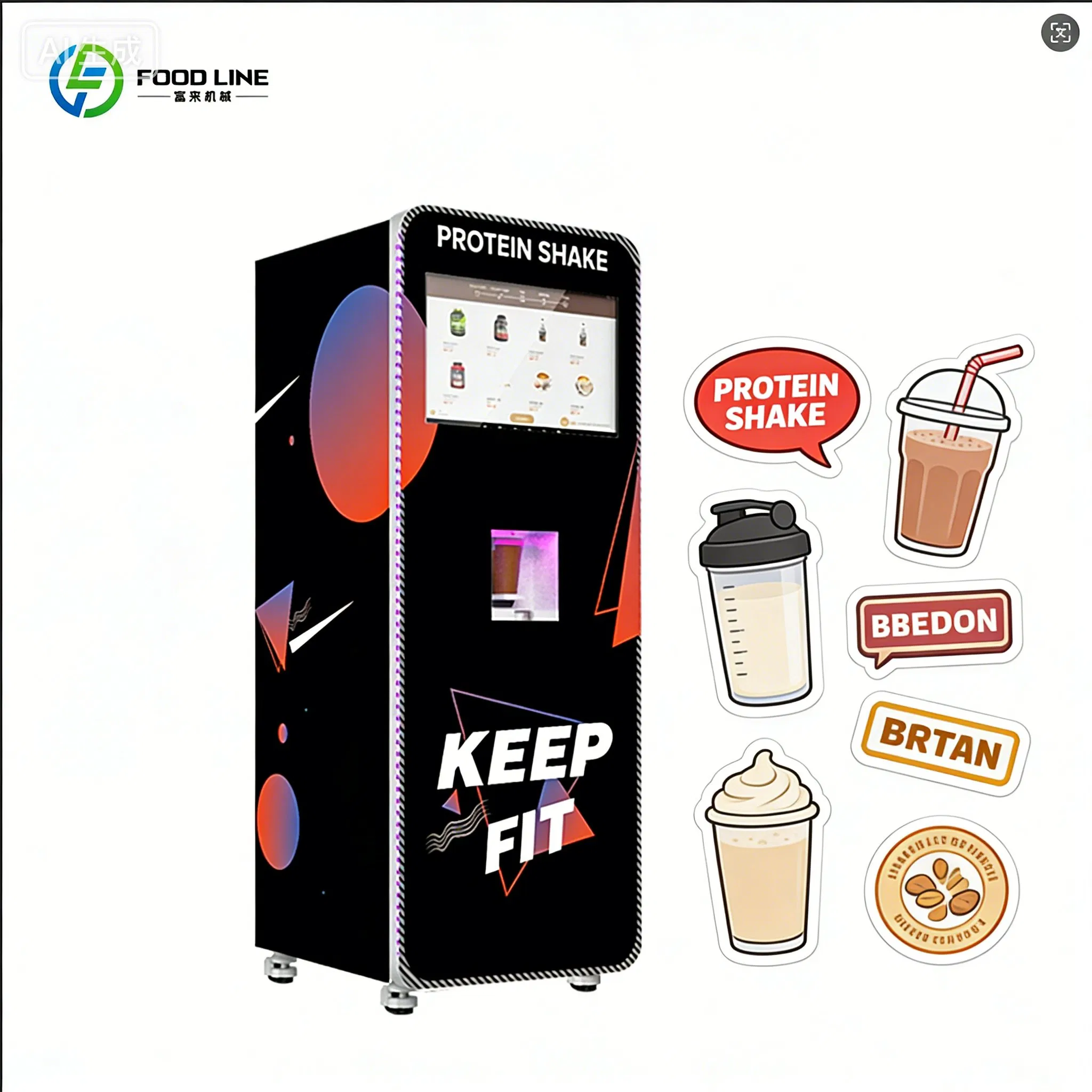 Nutrition Fitness Equipment - Máquina de Venda Automática de Nutrição,