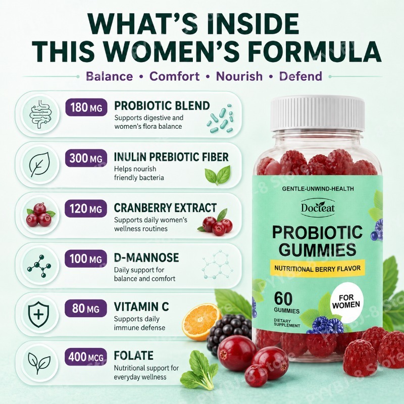 Gomas Probióticas para Mulhere - Probiotics Women Health avaliação e preço