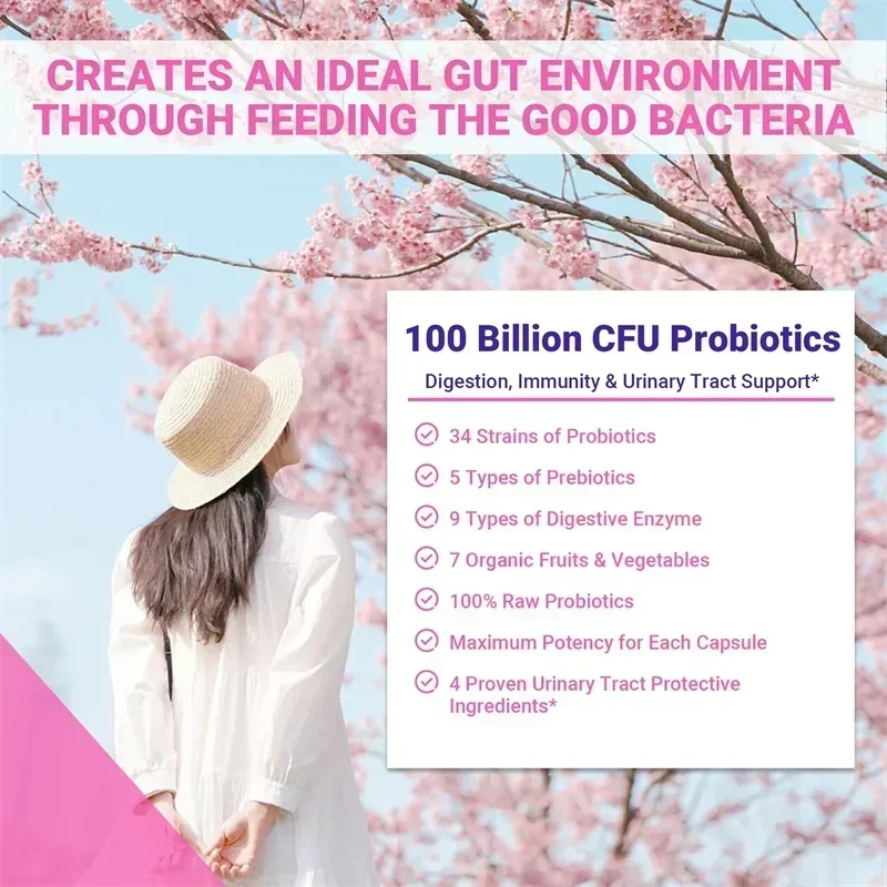 Probióticos crus para mulheres - Probiotics Women Health avaliação e preço
