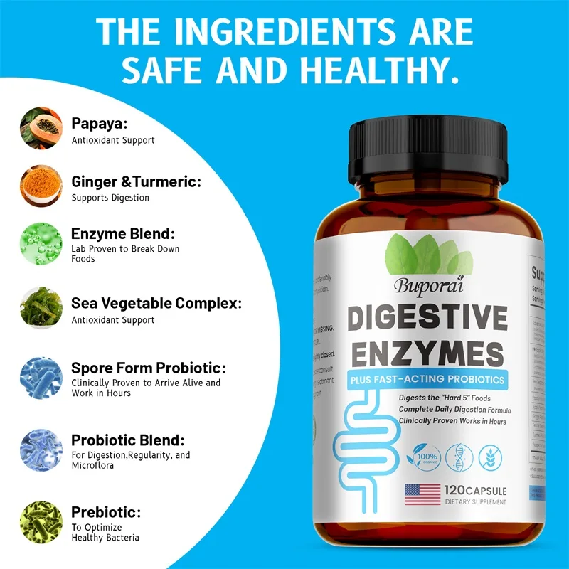 Suplemento de enzimas digestiv - Probiotics Women Health avaliação e preço