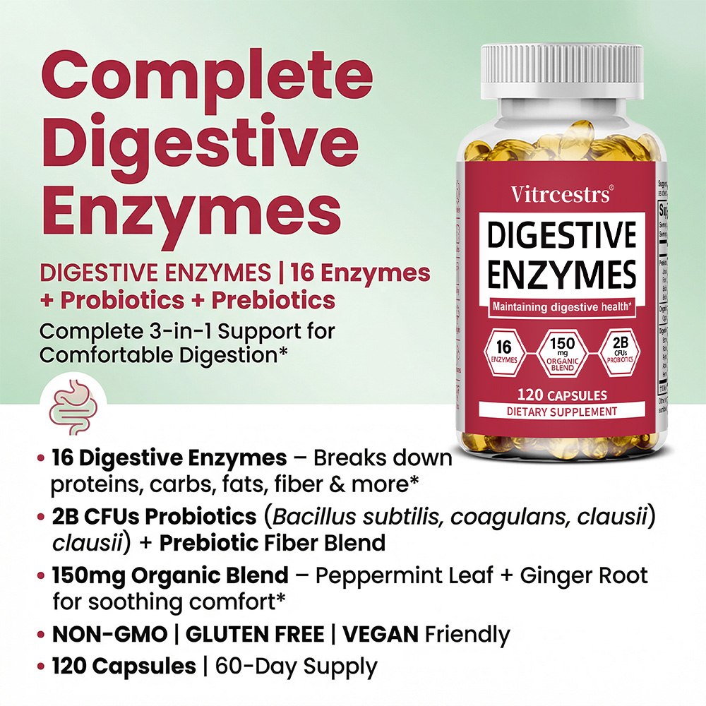 Enzimas Digestivas para Saúde  - Probiotics Women Health avaliação e preço